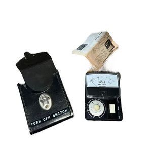 Vintage Wein Flash Meter WP500B with Leather Case And Manual. Untested